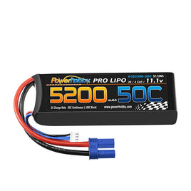 PHB3S520050HCEC5 Powerhobby 3s 11.1V 5200mah 50c Lipo Battery w EC5 Plug