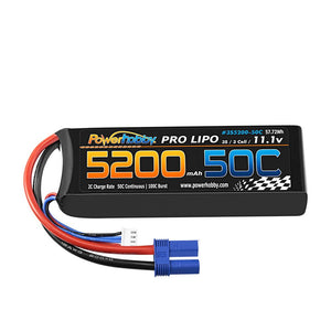 Powerhobby 3s 11.1V 5200mah 50c Lipo Battery w EC5 Plug