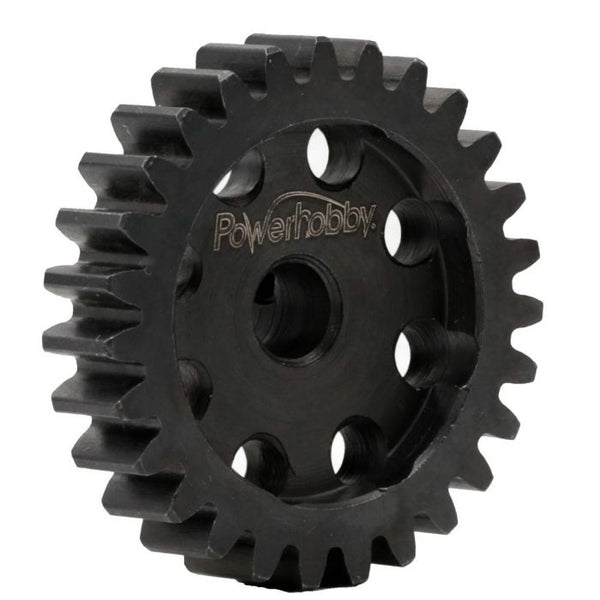 Power Hobby Hardened Steel 22T Mod1 8mm Pinion Gear with 2 Grub Screws
