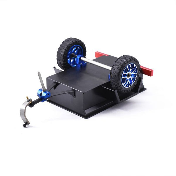 Power Hobby Aluminum Mini RC Crawler 1/24 Trailer, Black, for Axial