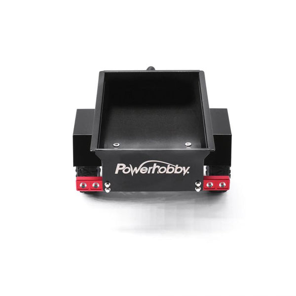 Power Hobby Aluminum Mini RC Crawler 1/24 Trailer, Black, for Axial