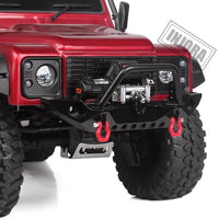 INJORA Metal Automatic Winch Wireless Remote Controller System For 1/10 RC Crawler RED