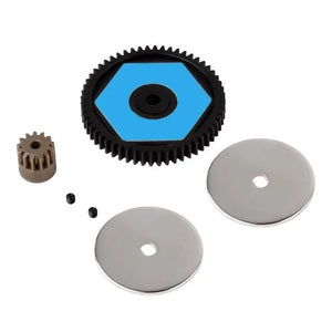 INJORA Complete Gearbox Transmission Gears Set for Axial SCX10 II -YQBX-02