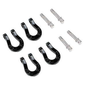 INJORA Metal Trailer Tow Hook Accessories for 1/10 RC Crawler - YQA-06BK