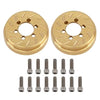 INJORA 2PCS 63g Internal Brass Counterweight for 1.9" 2.2" Wheel Rims