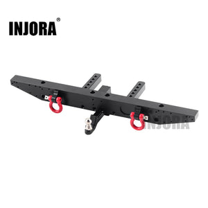 INJORA Metal Rear Bumper With D-Rings For 1/10 RC Crawler Traxxas TRX-4