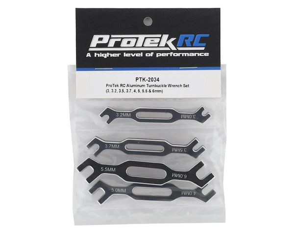 ProTek RC Aluminum Turnbuckle Wrench Set  (3, 3.2, 3.5, 3.7, 4, 5, 5.5 & 6mm)
