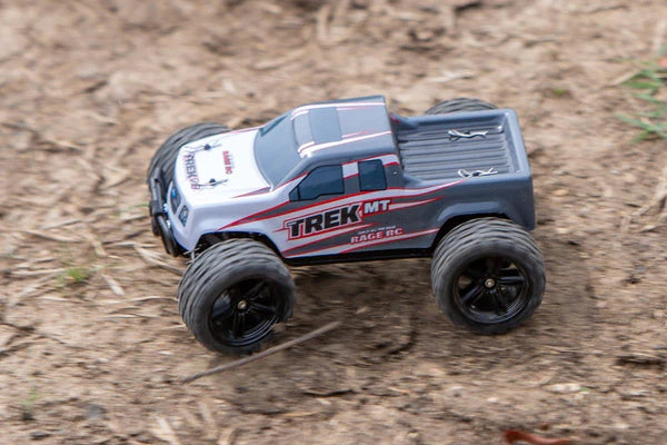 RAGE RC Mini Trek MT 1/24 RTR Monster Truck - Gray