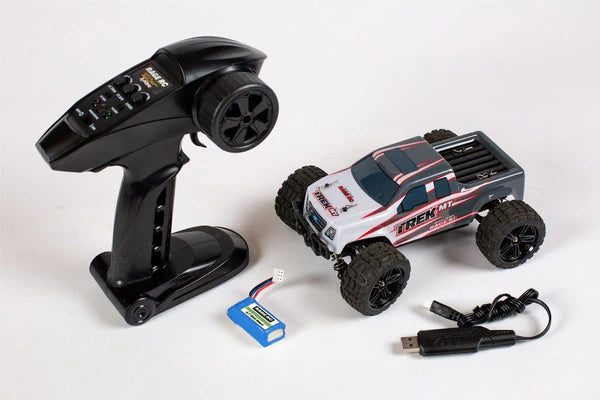 RAGE RC Mini Trek MT 1/24 RTR Monster Truck - Gray