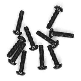 RCE3163 Button Head Hex Screw 3x12mm Black (10pcs)