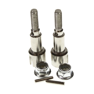 Racers Edge Metal Rear Wheel Shafts & Pins & M4 Lock Nuts for Slyder