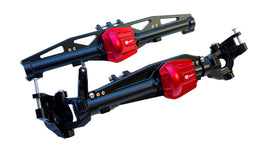RCESCX6012 Aluminum CNC Front & Rear Axle Set for Axial SCX6 Car 2pcs