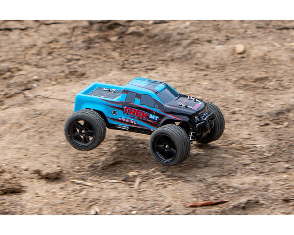 RAGE RC Mini Trek MT 1/24 RTR Monster Truck - Black/Blue