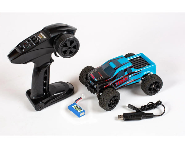 RAGE RC Mini Trek MT 1/24 RTR Monster Truck - Black/Blue