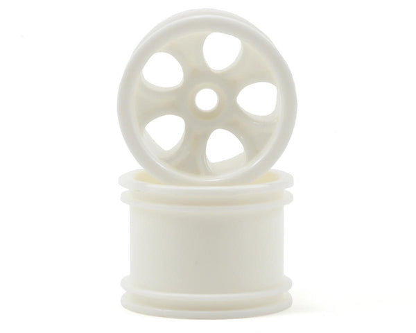 RPM "BULLY" Front Wheels (Fits the Losi Mini-T Stock Wheel Diameter - White)