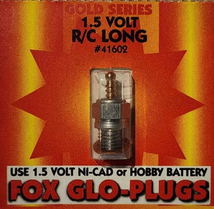 Fox Glo-Plug 1.5V R/C Long