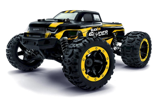 Blackzon Slyder Mt 1/16 4Wd Electric Monster Truck, Yellow, RTR