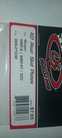 DE Racing XD "Extreme Duty" Rear Skid Plates (3)