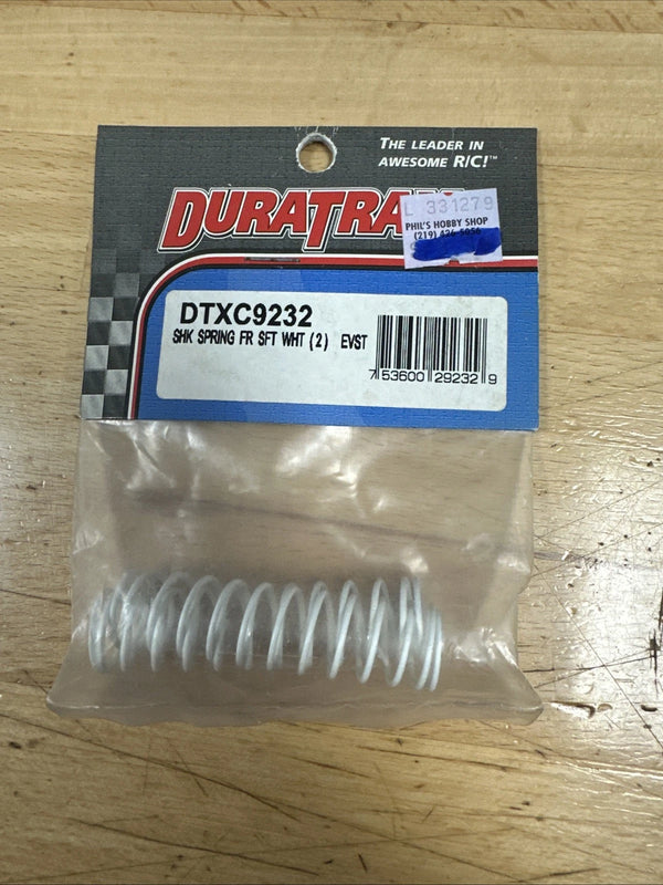 DuraTrax Shk Spring Fr Sft Wht (2) EVST