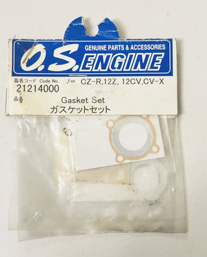 O. S. Engine Gasket Set for CZ-R, 12Z, 12CV, CV-X