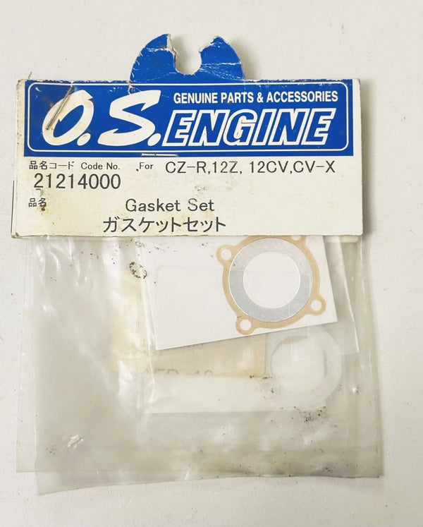 O. S. Engine Gasket Set for CZ-R, 12Z, 12CV, CV-X