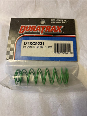 DuraTrax Shock Springs FR Green (2) Evader ST Box D5 1/10 Scale