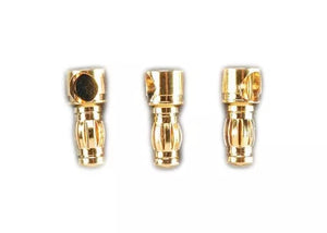 Electrifly 2mm Gold Plated Bullet Connectors Female (3) (Copy)
