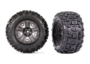 Traxxas 2.8" Gray Wheels & Sledgehammer Tires (2)
