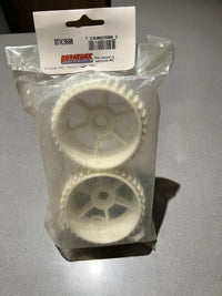 DuraTrax Wheel White 6-Spoke (2)