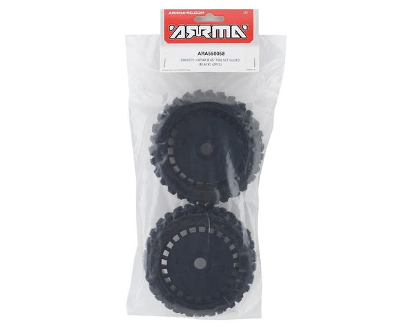 Arrma dBoots 'Katar B 6S' Tire Set Black - Pair