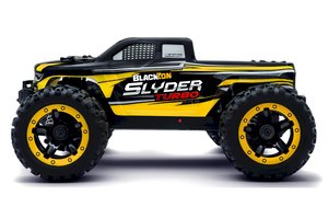 Blackzon Slyder MT Turbo 1/16 4WD 2S Brushless Monster Truck - Yellow