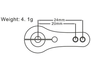SRT RC 25T Servo Horn