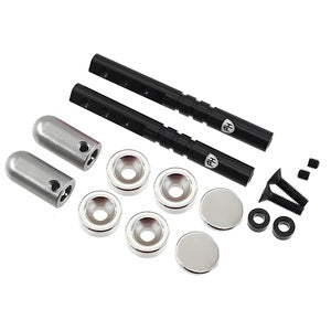 Power Hobby Magnetic Realistic Body Mounts Black, for 1/10 Car/Crawler