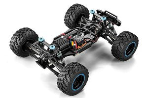 Smyter MT Turbo 1/12 4WD RTR 3S Brushless Monster Truck - Blue