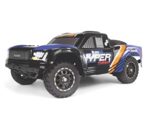 BlackZon Vyper SC Turbo 1/16 4WD Electric 2S Brushless (Blue/Orange)