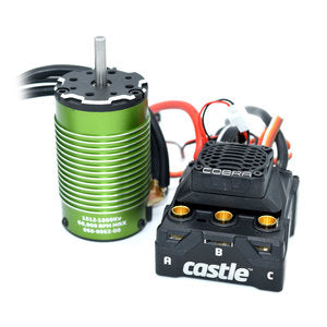 Castle Cobra 8, 25.2V ESC with 1512-1800kV Sensored Motor Combo