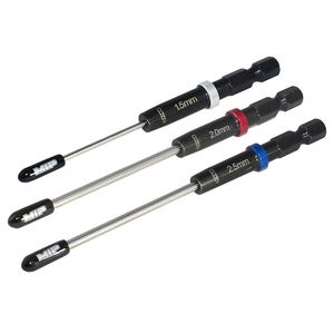 MIP Speed Tip Hex Driver Wrench Set, Gen 2, Metric (3), 1.5mm, 2.0mm, 2.5mm