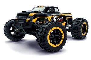 Blackzon Slyder MT Turbo 1/16 4WD 2S Brushless Monster Truck - Yellow