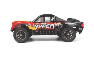 BlackZon Vyper SC Turbo 1/16 4WD Electric 2S Brushless (Red/Orange)
