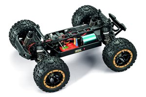 Blackzon Slyder MT Turbo 1/16 4WD 2S Brushless Monster Truck - Gold