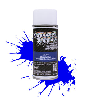 Spaz Stix Electri Blue Florescent Aerosol 3.5OZ
