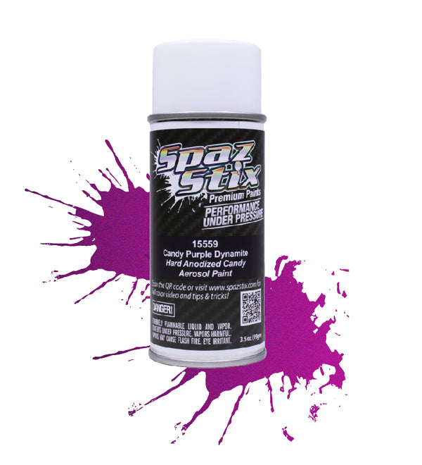 Spaz Stix Candy Purple Dynamite Aerosol Paint 3.5oz