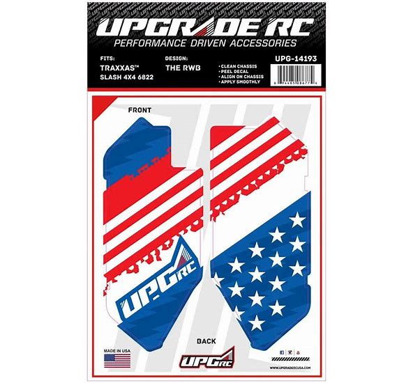 UpGrade RC Chassis Protector for Traxxas® Slash® 4x4 (The RBW)