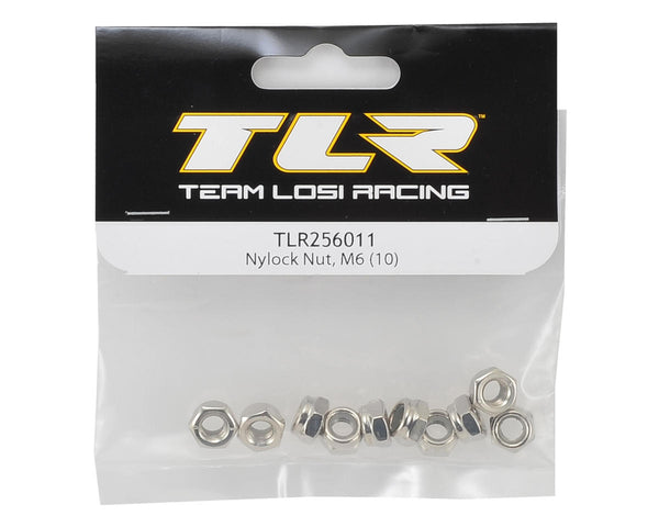 Team Losi Nylock Nut M6 (10)