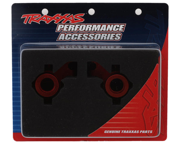 Traxxas MAXX Slash Aluminum Steering Blocks (L&R), Red