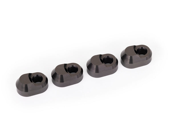 Traxxas Gray Aluminum Suspension Pin Retainers (4)