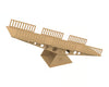 UDI RC 1/24 & 1/18 Wooden Micro Crawler Course Set (Prop B/SeeSaw)