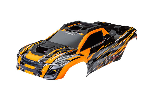 Traxxas body xrt orange assembled