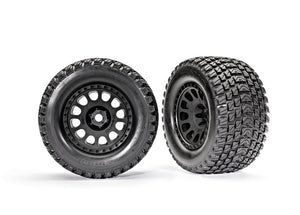 Traxxas t&w xrt race black wheel grvx tire