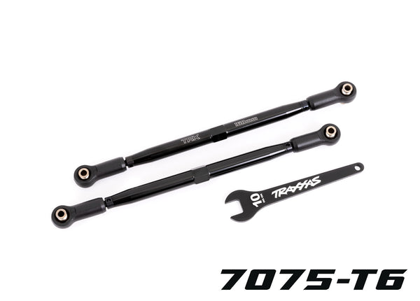 Traxxas toe links front black aluminum